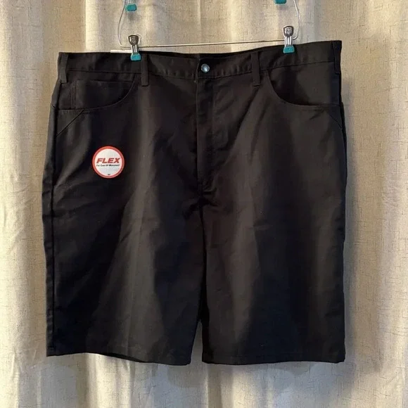 Genuine Dickies Men's Utility Shorts Size 44 Regular Fit 4-Pocket Chino Black. - Picture 1 of 5